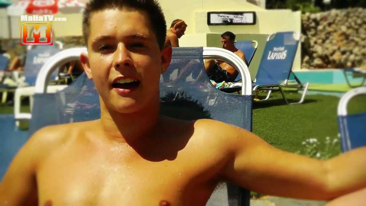 MaliaTV - Malia Workers @ Malibu Resort Pool Malia 2011