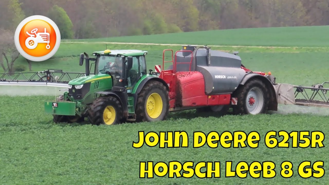 Spraying 2025 | John Deere 6215R & Horsch Leeb 8 GS