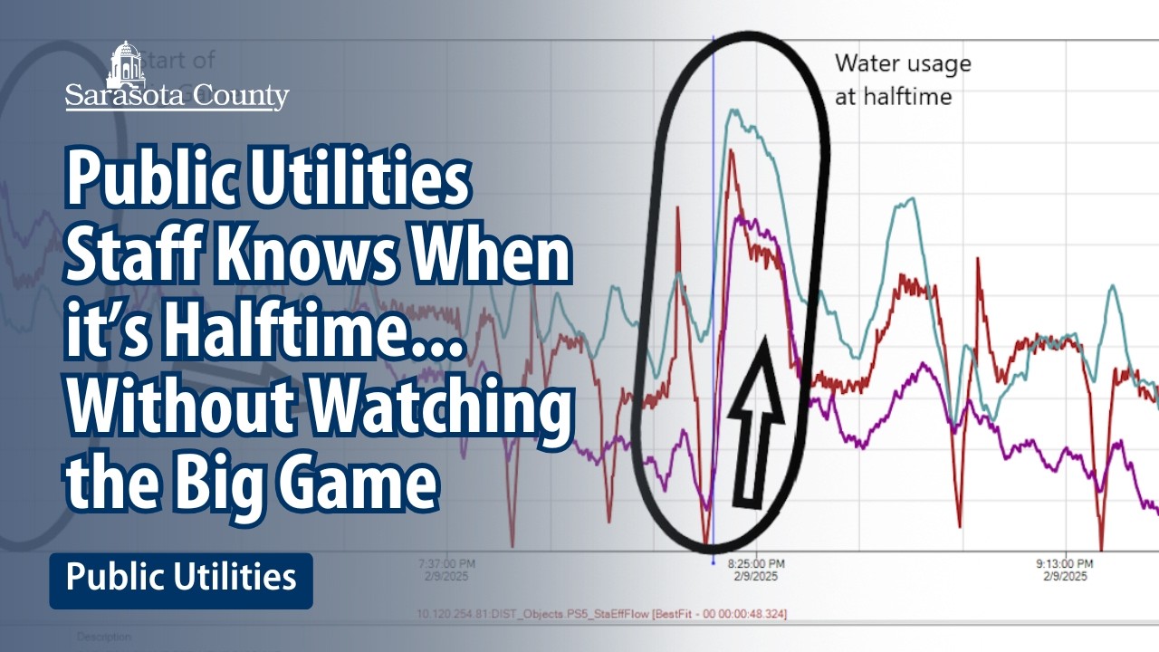 Sarasota County Public Utilities Staff Knows When it&rsquo;s Halftime...Without Watching the Big Game