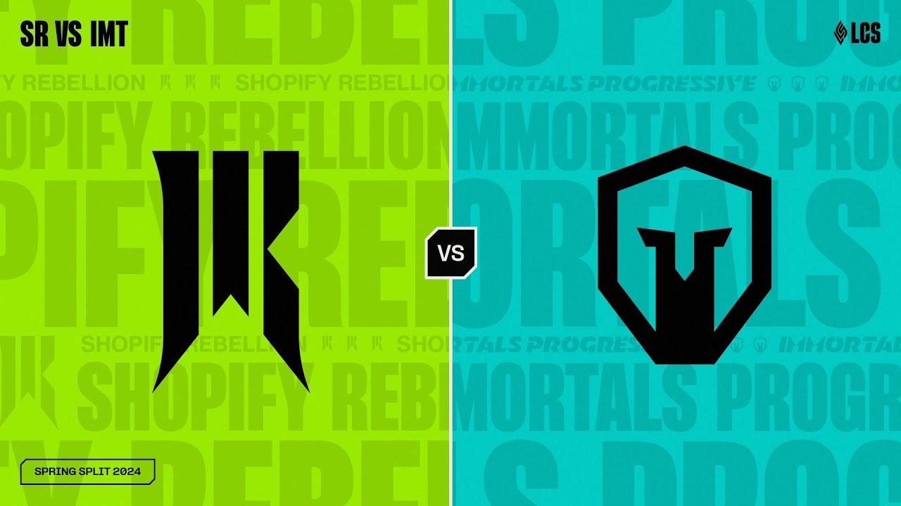 SR v IMT - Week 5 Day 1 | LCS Spring Split | Shopify Rebellion v Immortals (2024)
