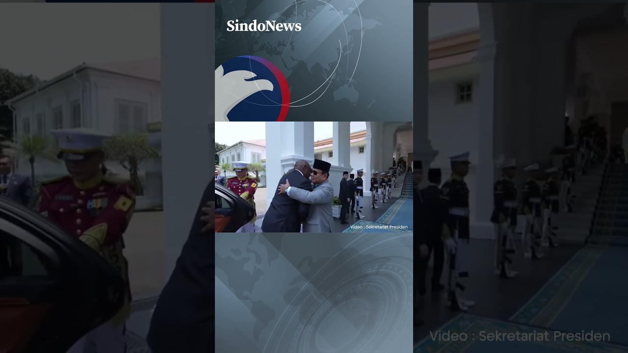 Pasukan Berkuda Iringi Kedatangan Presiden Afsel di Istana Negara