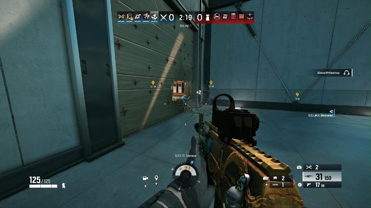 Playing One match of Siege.