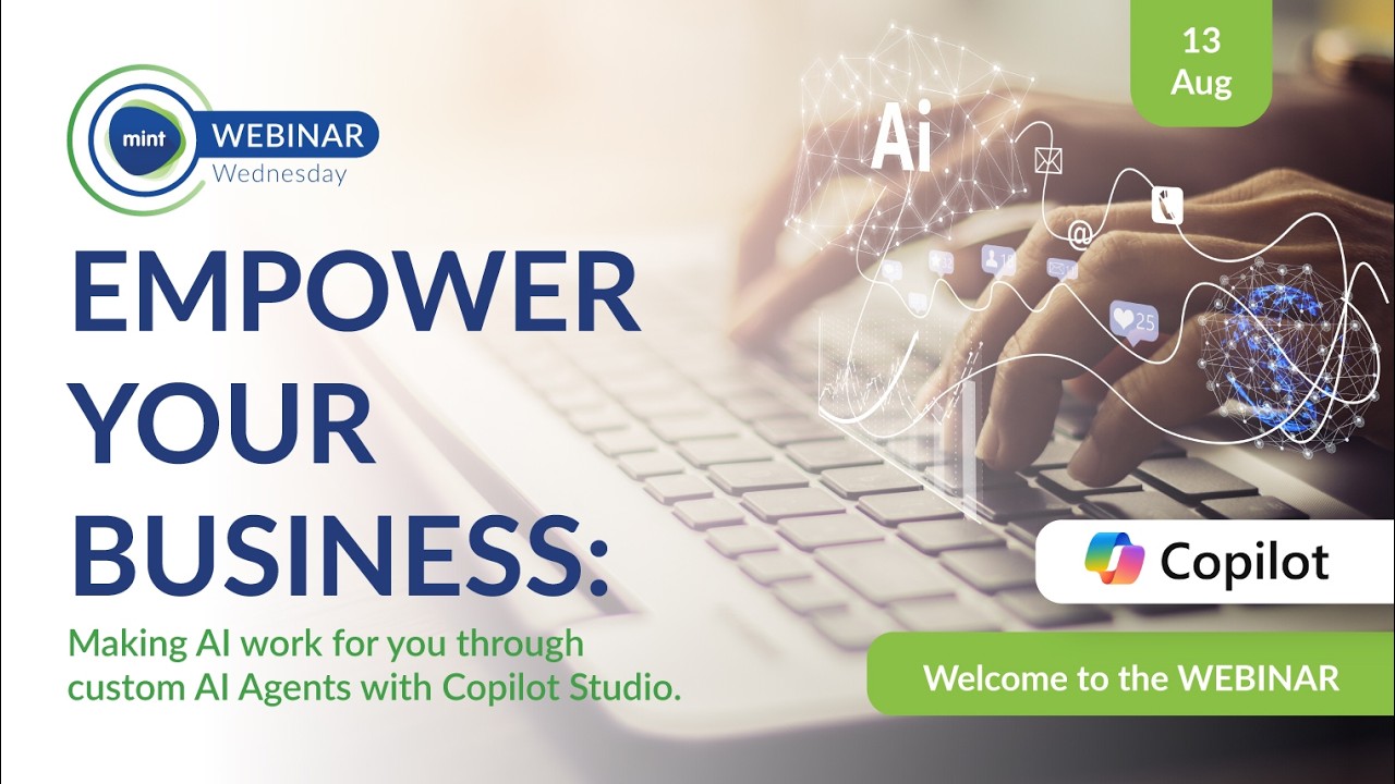Webinar Wednesday | Build Custom Copilot Agents with Microsoft Copilot Studio | Mint Group