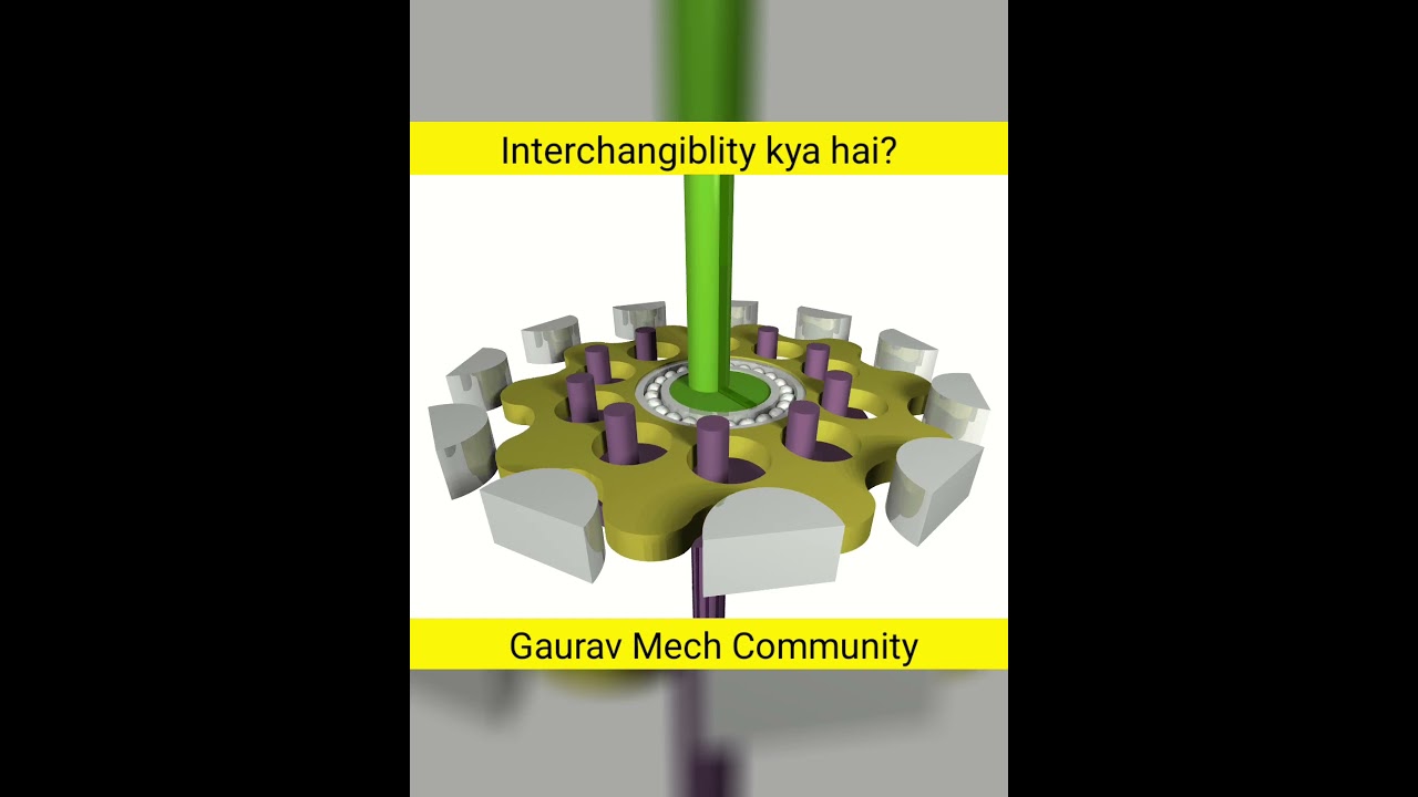 What is interchangeability and how to work it in mechanical field #interchangeable #iti#fitter#viral