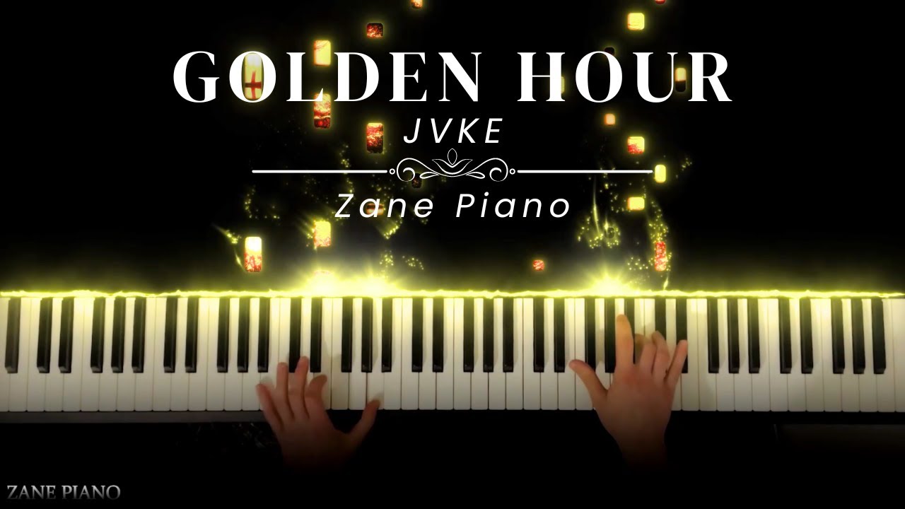 JVKE - golden hour // Zane Piano Cover