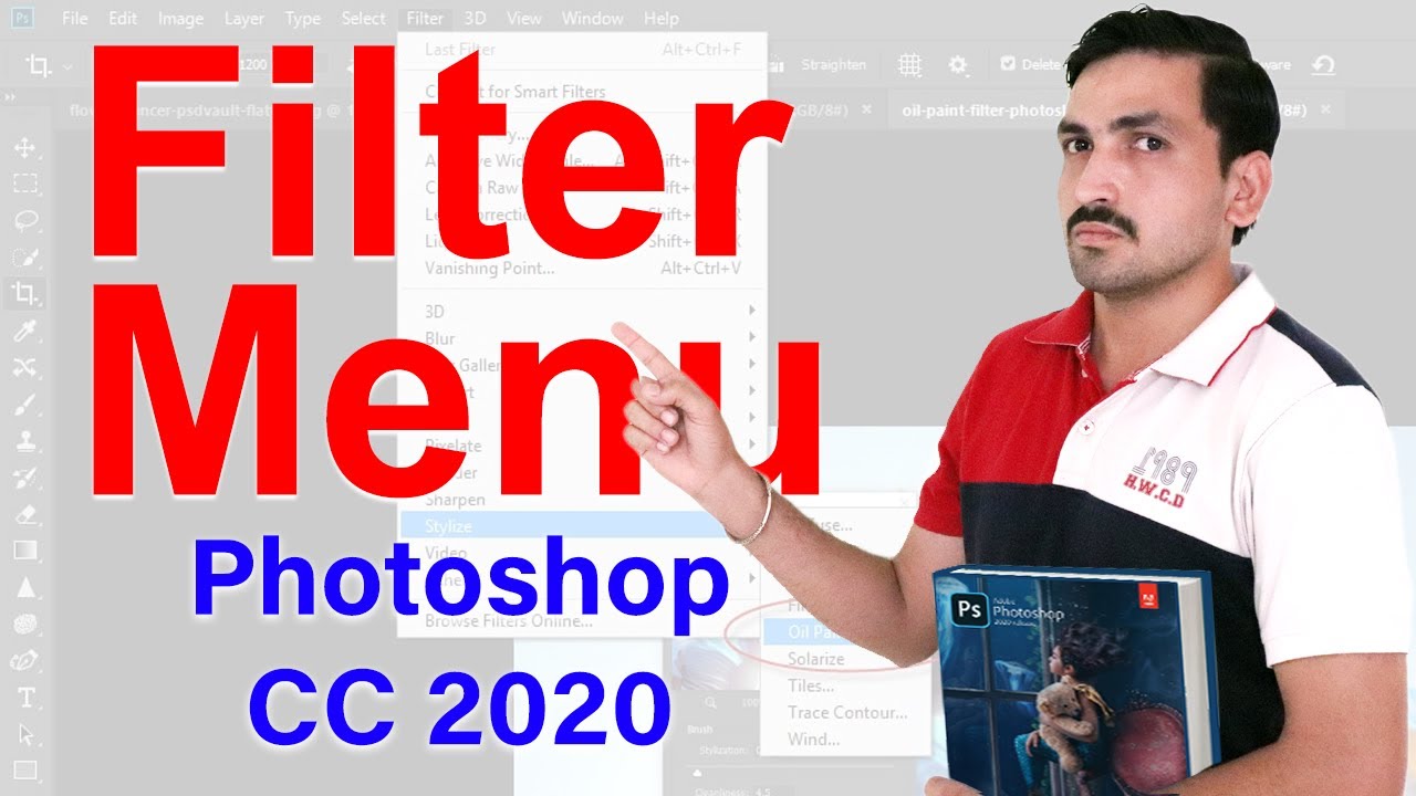 Filter Menu In Photoshop CC 2020