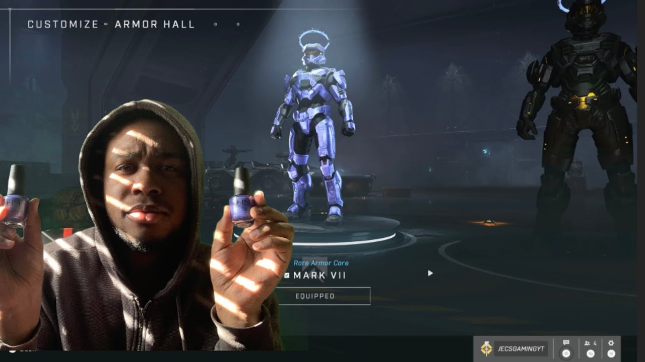 I Bought Nail Polish For A Rare Halo Infinite Skin￼ Optimal Polish Initiated Skin Showcase! 💅