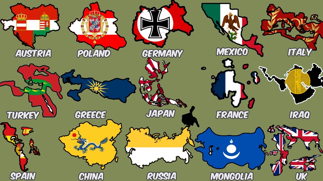 Countries at their Peak Size Explained in 7 Minutes