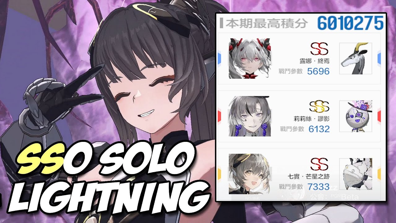 [PGR] F2P Legend Lightning Warzone 601w | SS0 Nanami Startrail Solo Gameplay | TW
