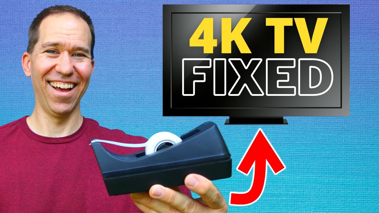Я починил сломанный 4K-телевизор 55 дюймов с помощью клейкой ленты | Как починить телевизор с пус...