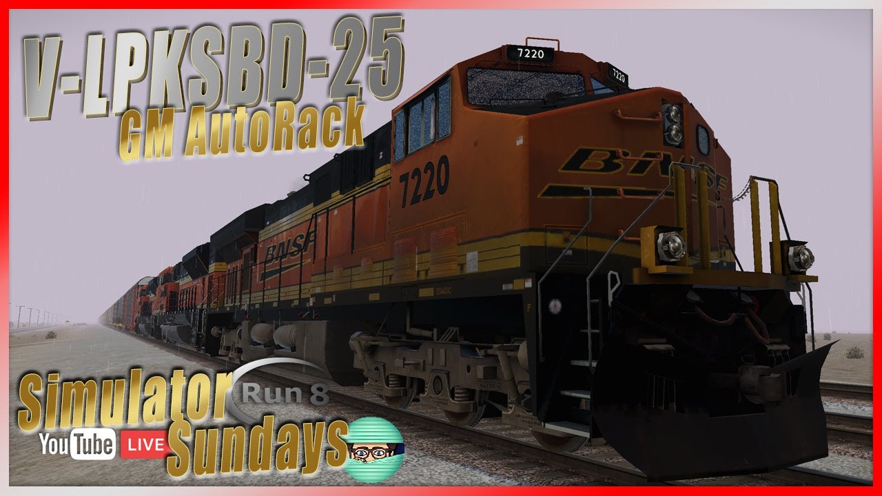 Run 8 Live | V-LPKSBD-25 | San Bernardino GM Autorack
