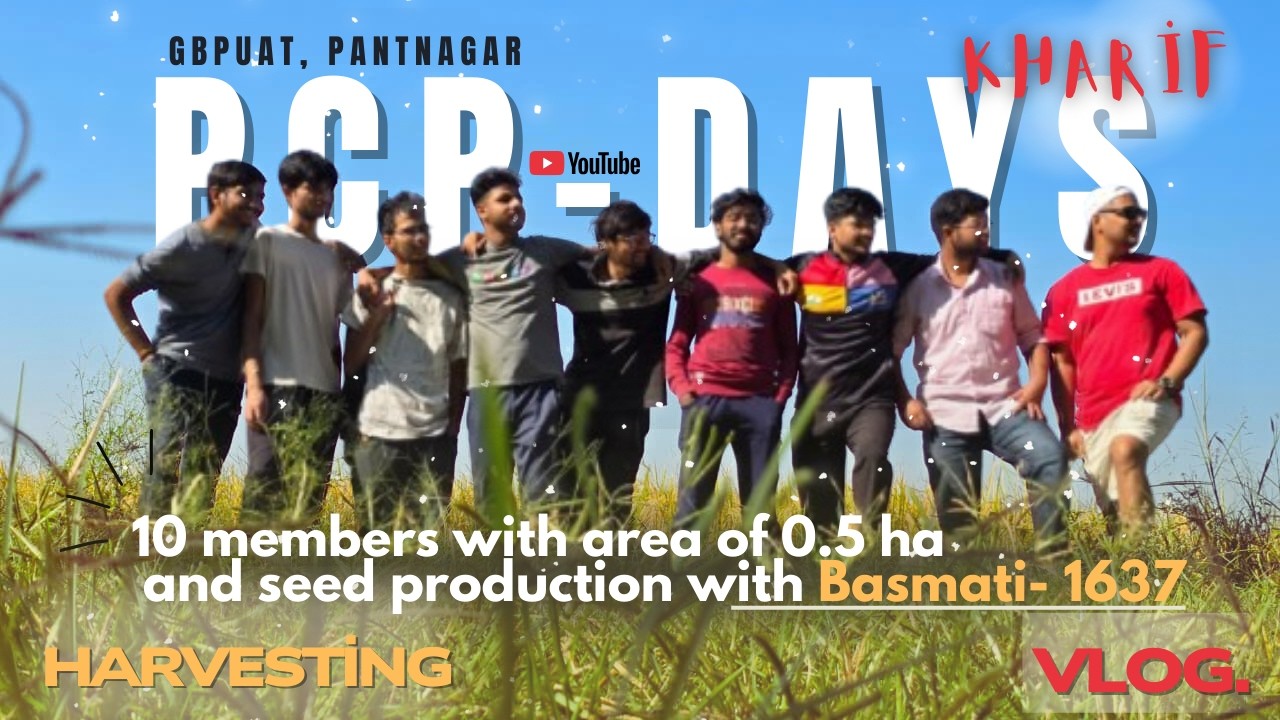 PCP Days- KHARIF 🌾🎥 | GBPUAT, Pantnagar #gbpuat #documentary #farming #vlog #agriculture 