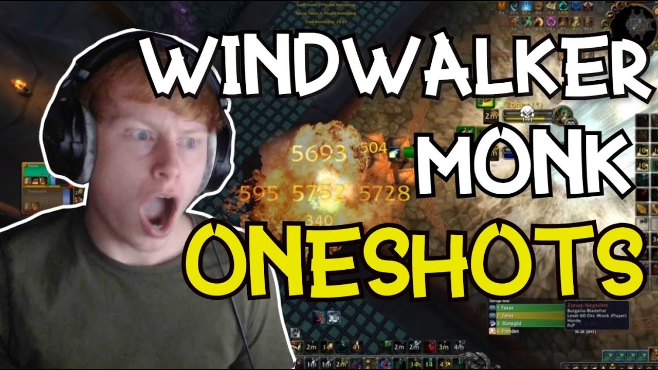 ONESHOTS - Windwalker Monk 2v2 Arena Shadowlands 9.0.2 PvP