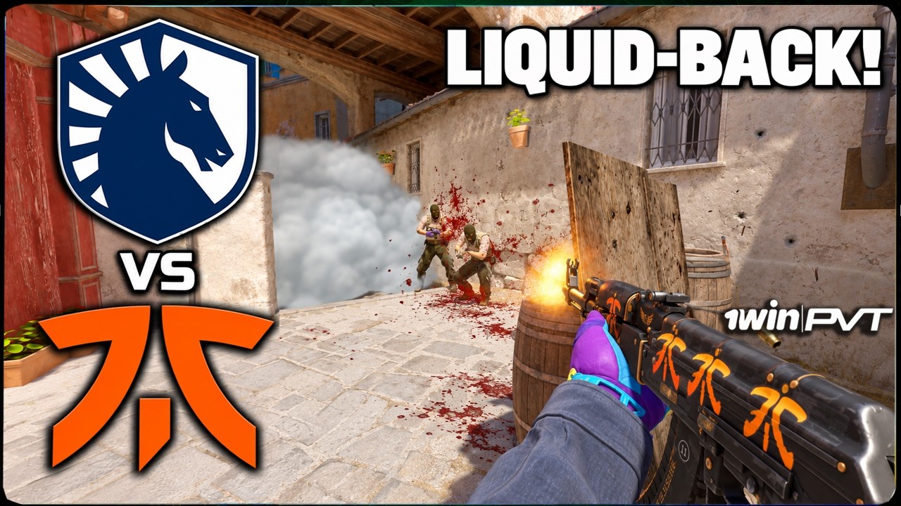 Team Liquid против fnatic &mdash; ЛУЧШИЕ МОМЕНТЫ | Первый раунд | 1WIN Private Club Season 2 &mdash; CS2