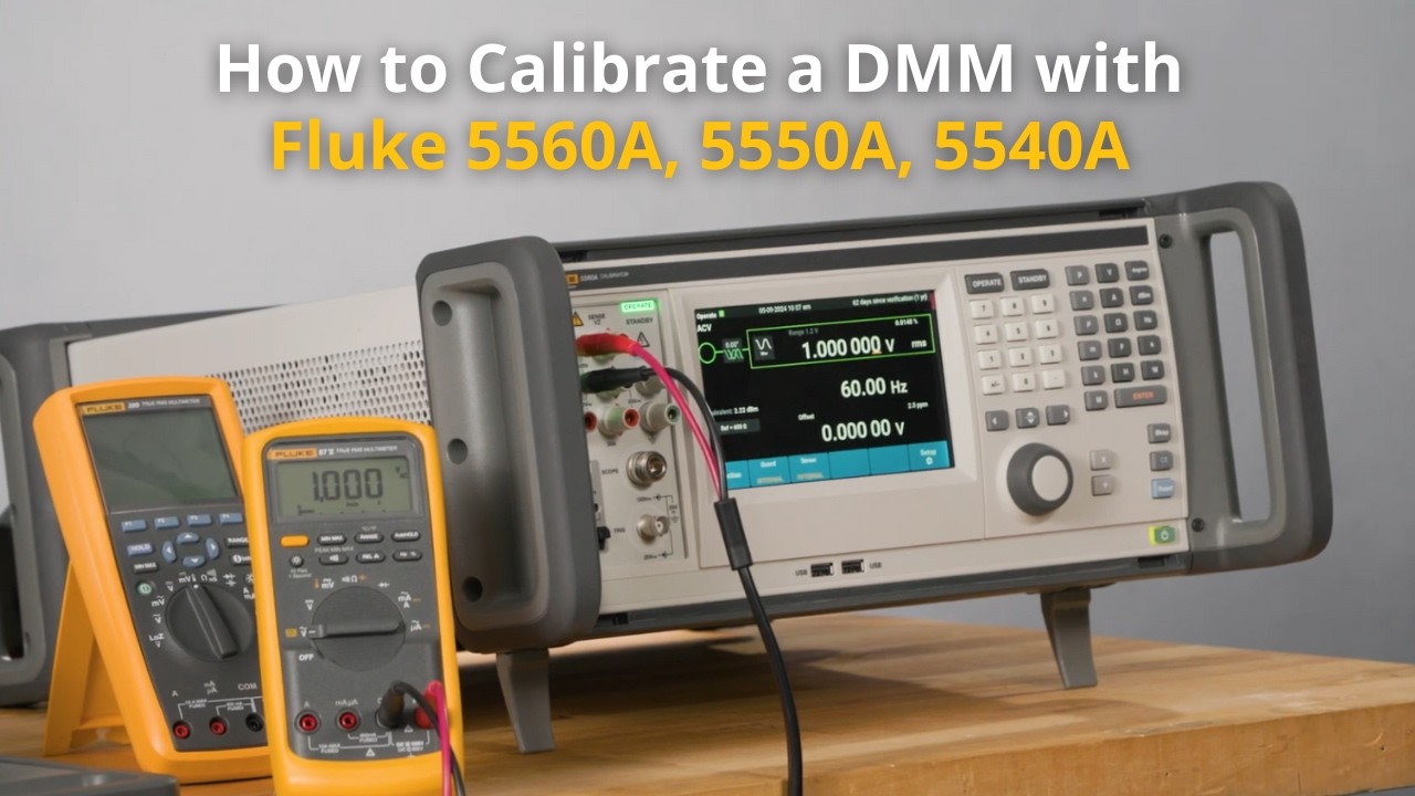 How to Calibrate a DMM and Clamp Meter Using the Fluke 5560A Multi-Product Calibrator