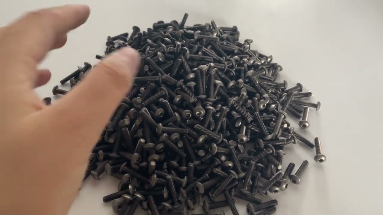 Titanium Button Head Screw Manufacturer | ISO 7380 M4&times;18 Grade 5 Hex Socket Fasteners Factory China