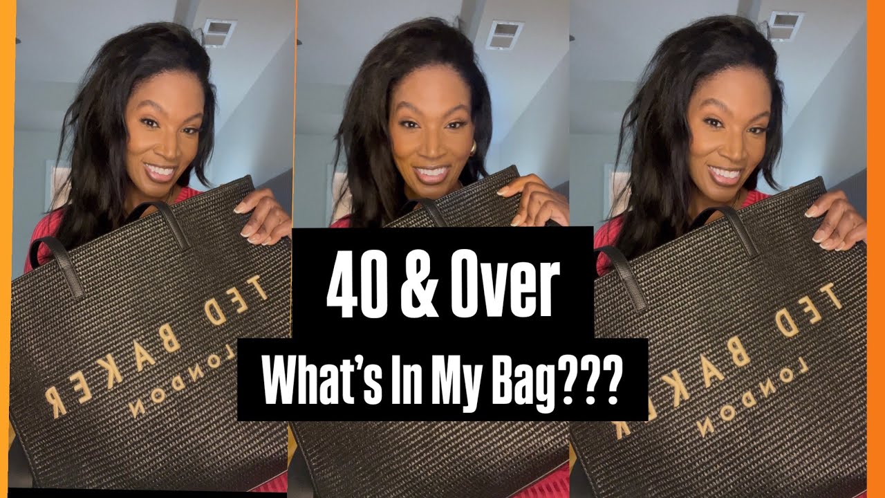 “What’s REALLY in My Bag at 40+| Grown Woman Essentials!”