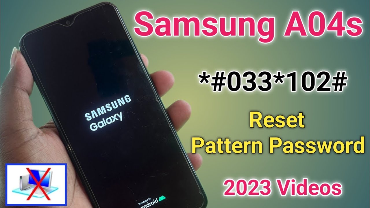 Samsung A04s Hard Reset Not Working || A04s Password Unlock || Samsung Mobile Ka Lock Kaise Tode
