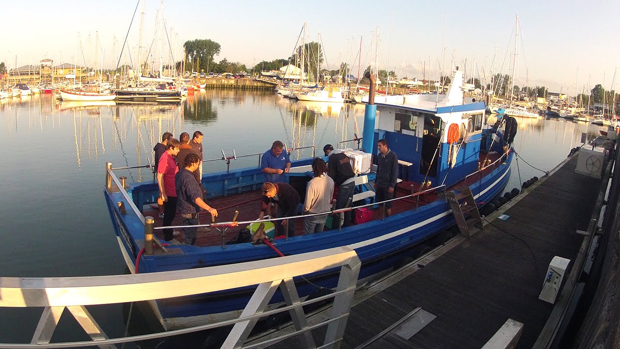 Journee peche en mer du Nord