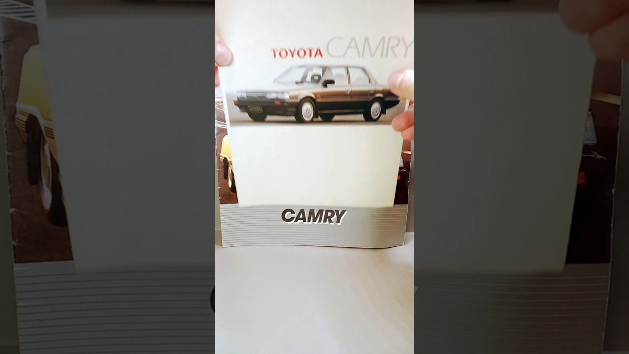 Toyota brochures in my small brochure collection | #car #carbrochure #toyota