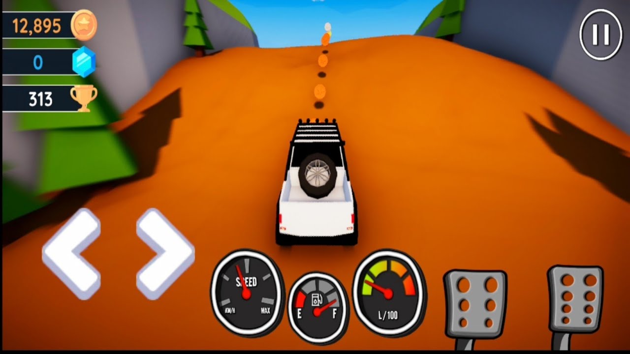 hill climb race 3d Android gameplay| offroad hills and desert jeep driving| hill climb race 3d