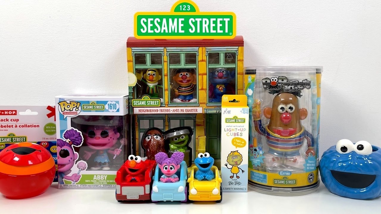 Sesame Street Toy Collection Unboxing Review | ASMR