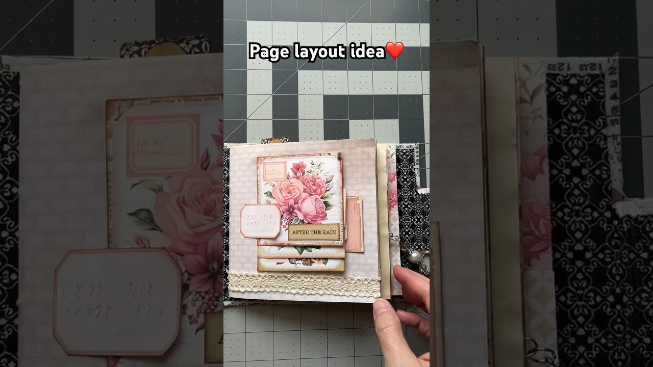 Perfect Page Layout Idea for your next Junk Journal 