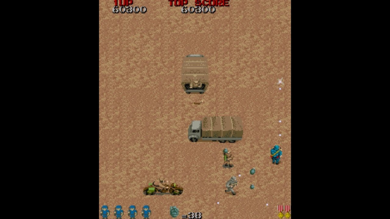 Commando [Arcade Longplay] (1985) Data East USA