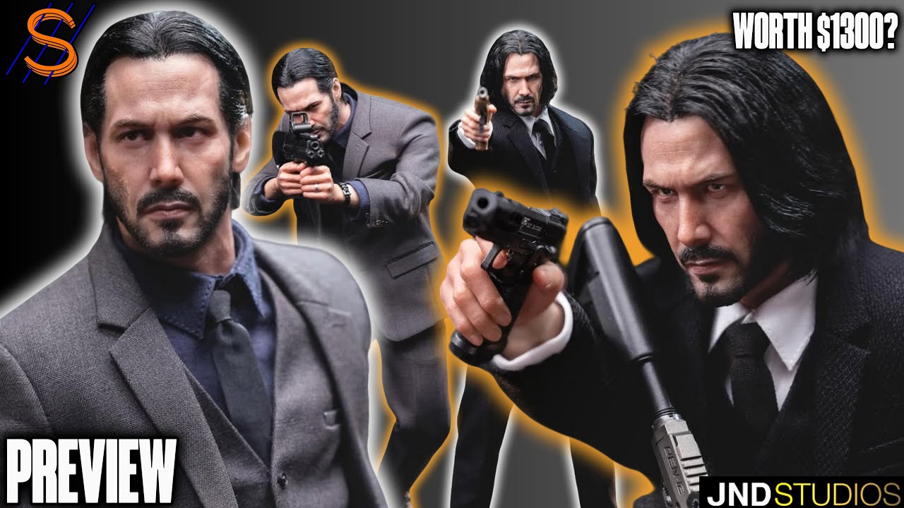 Are These JOHN WICK Action Figures Worth $1300? | JND John Wick Figure Preview