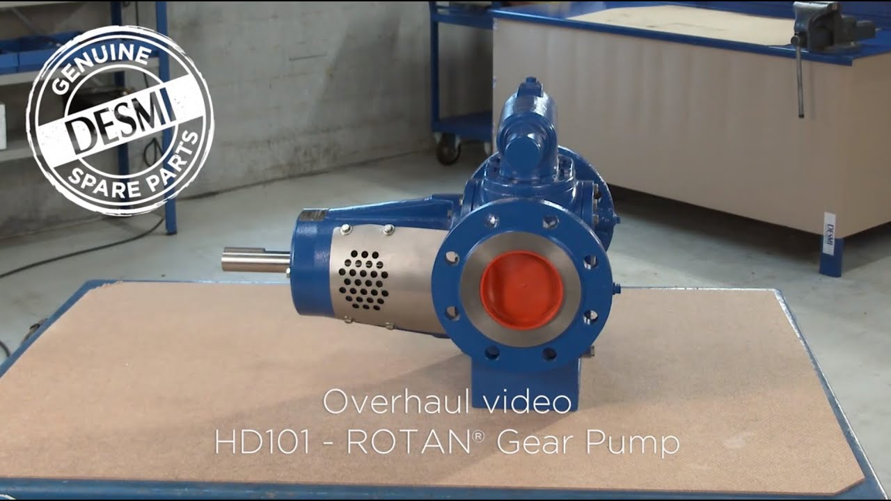 DESMI Overhaul Video HD 101 - ROTAN® Gear Pump