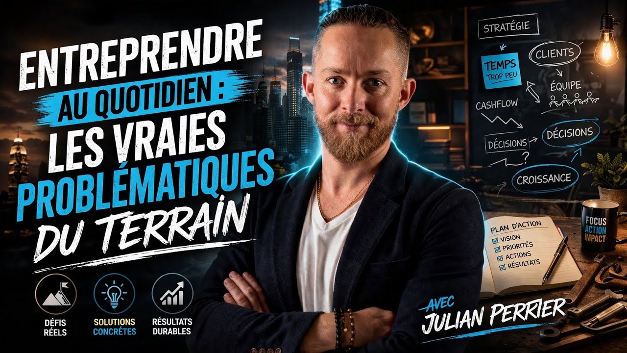 Entreprendre au quotidien: les vraies problématiques du terrain - Julian Perrier