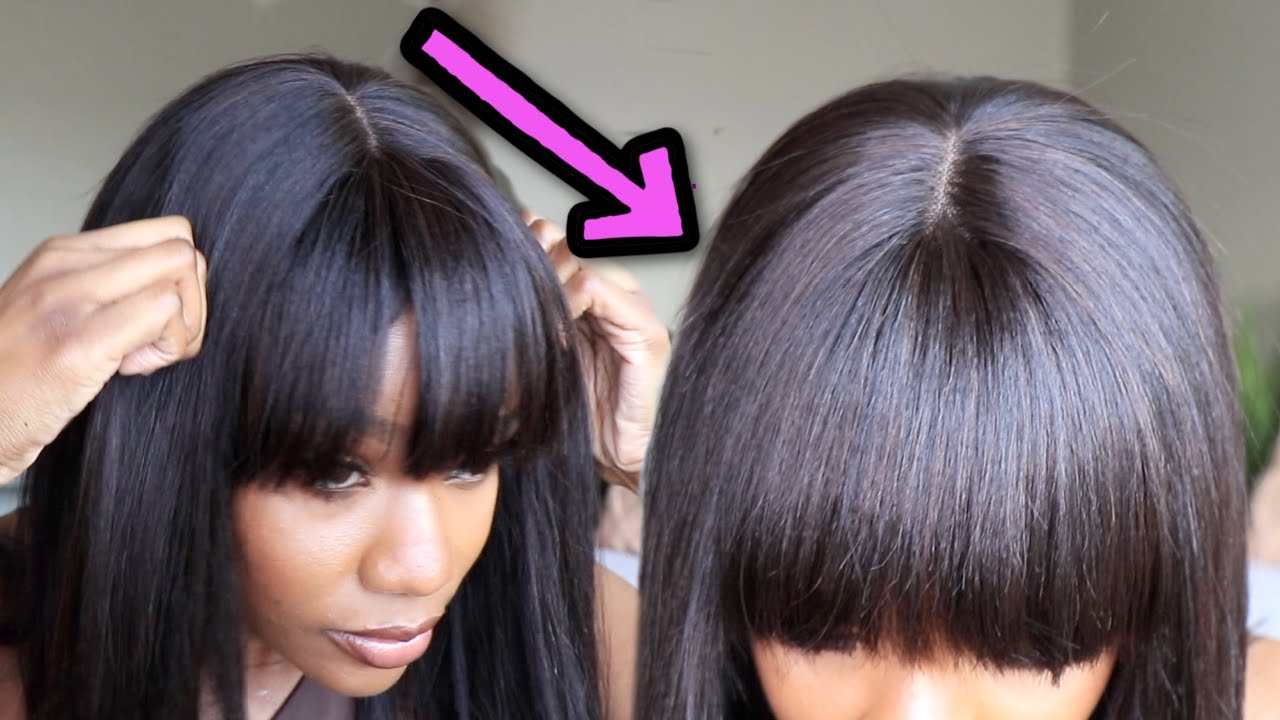 #TikTok Made Me Buy It! True Scalp Viral 1-Minute Affordable Yaki Bang Wig Feat Gorgius Hair