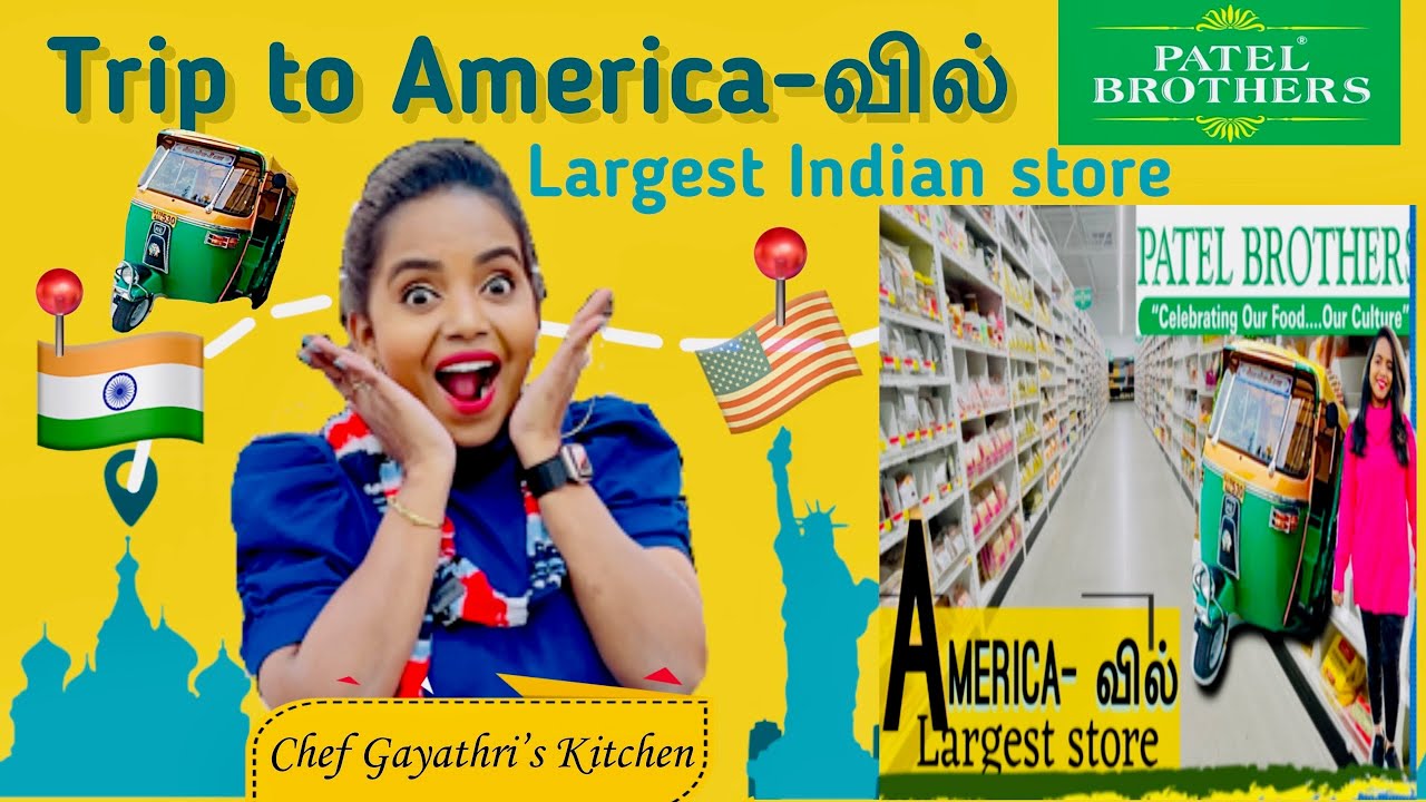 USA Tamil VLOG | Largest Indian Store in USA 🥳🛍| Shopping Haul Tamil | Kitchen Pantry Shopping