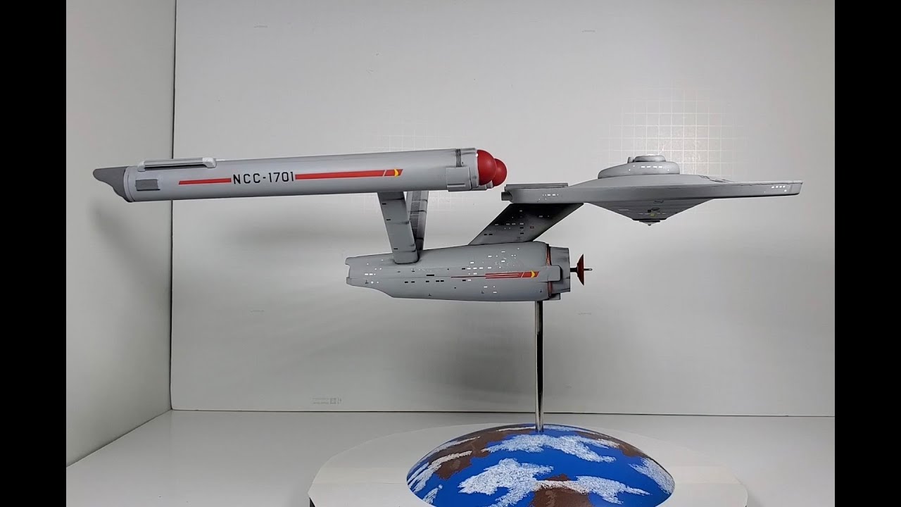 Building The AMT 50th Anniversary Star Trek TOS Enterprise