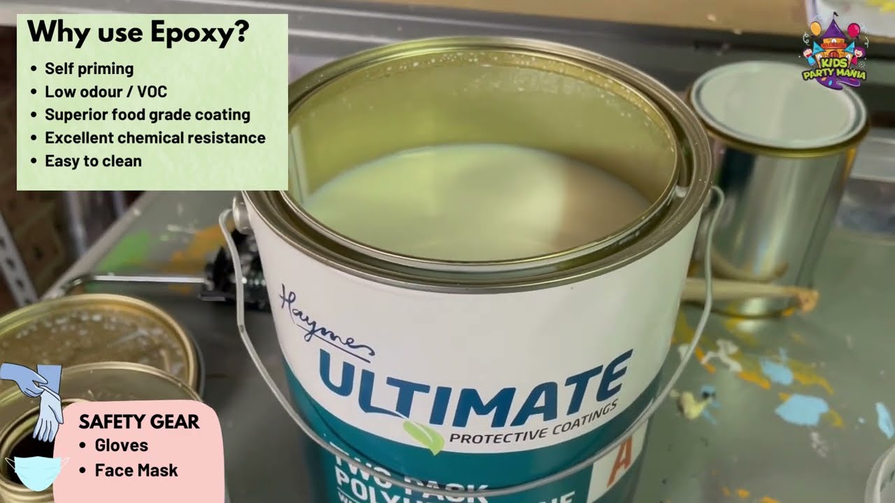 HOW TO HARDCOAT FOAM USING WATER BASED EPOXY