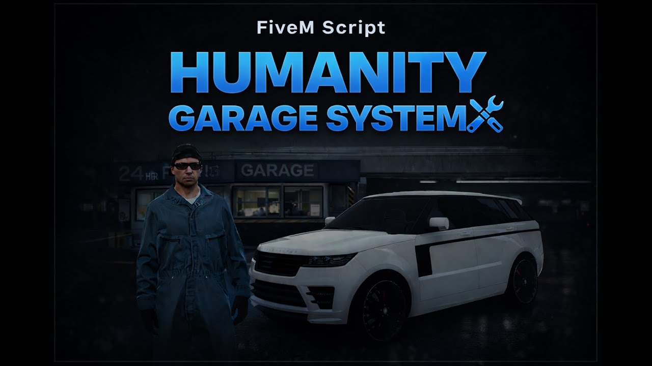 Fivem Garage system - ESX/QBUS