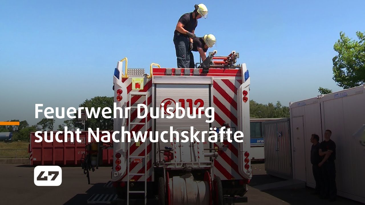 STUDIO 47 .live | FEUERWEHR DUISBURG SUCHT NACHWUCHSKRÄFTE FÜR BRANDMEISTER-AUSBILDUNG