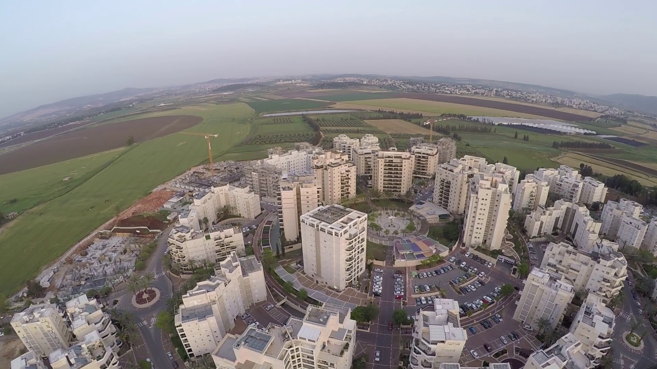 קרית ביאליק ממעוף הציפור.