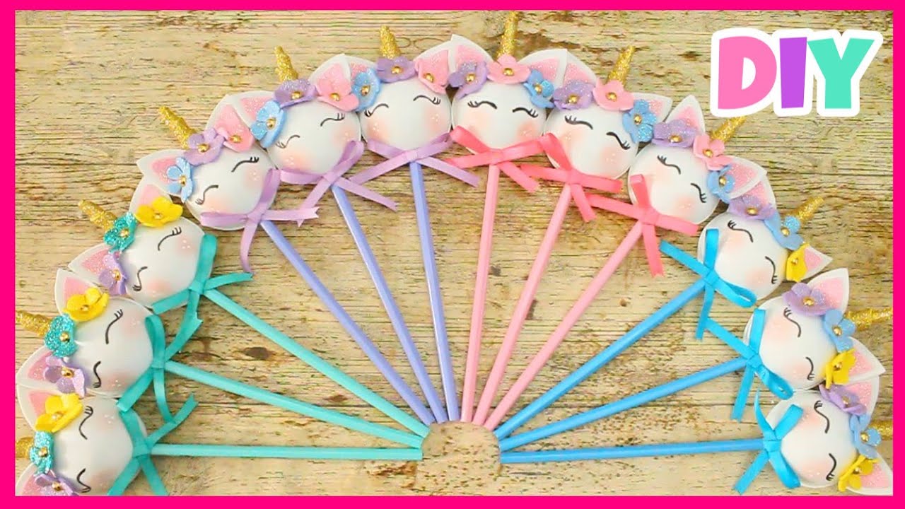 DECORA TU LÁPIZ DE UNICORNIO || DIY