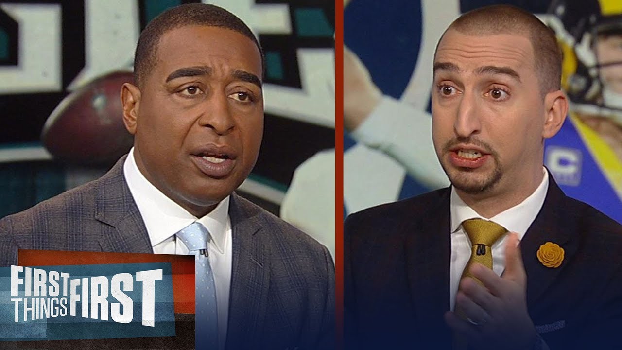 Cris Carter and Nick Wright react to the Eagles upsetting the Rams | NFL | FIRST THINGS FIRST