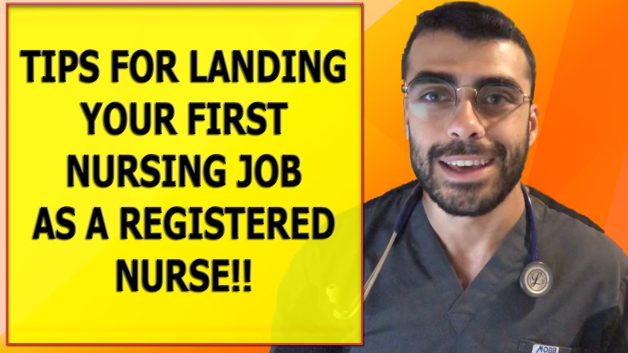 Tips on landing your first nursing job as a Registered Nurse!