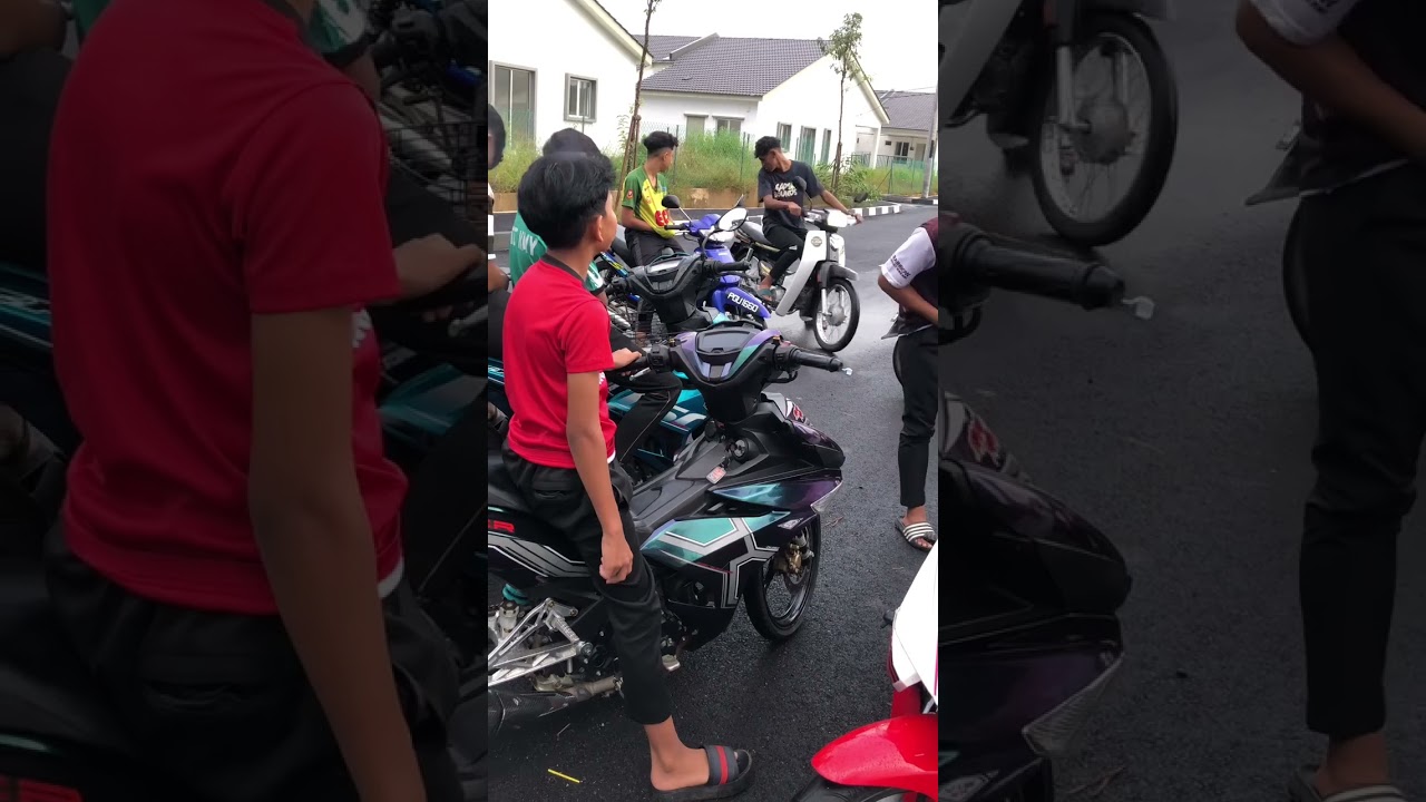 Mak Bapak Dia Benci Matrempit | Tapi Anak Dia Matrempit 🤣 #rempit #motovlog #shorts #trending#fyp#yt
