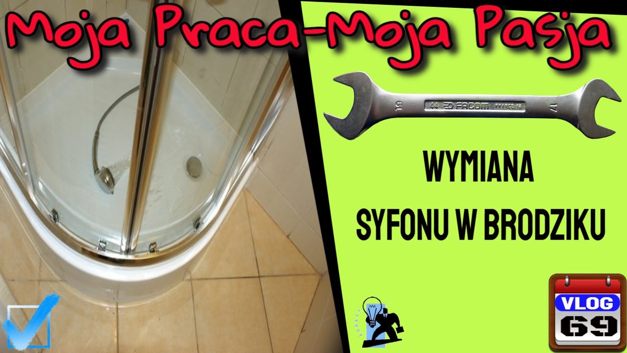Wymiana syfonu w brodziku 🚿