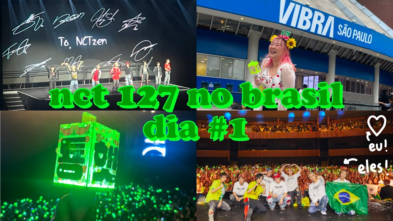 nct 127 no brasil 🌱 dia 1: primeiro show com muitos gritos e gravações (do camarote) | daniela kang