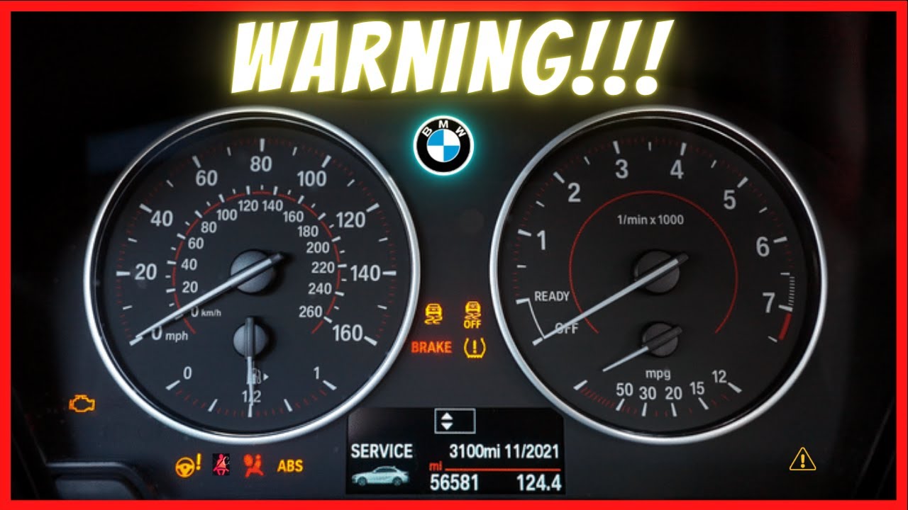 Узнайте, что ОЗНАЧАЮТ эти контрольные лампы BMW!