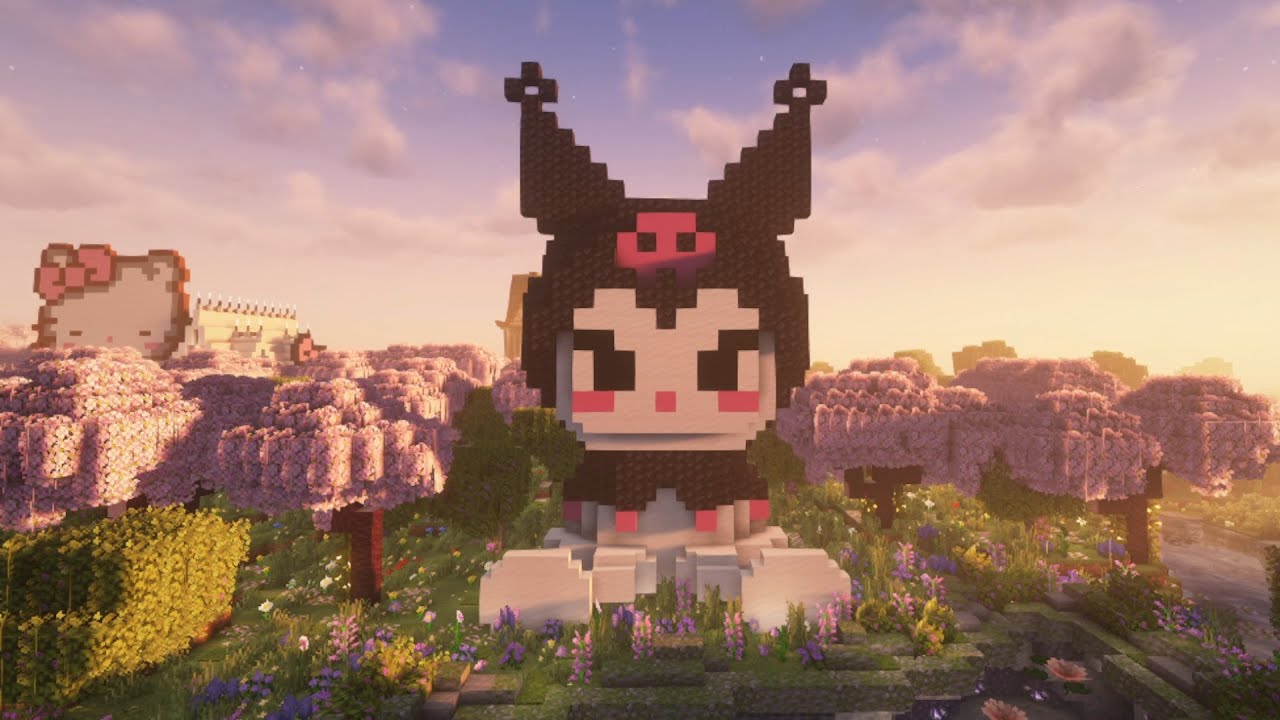 TUTORIAL: Kuromi Statue (Vanilla Blocks Only)