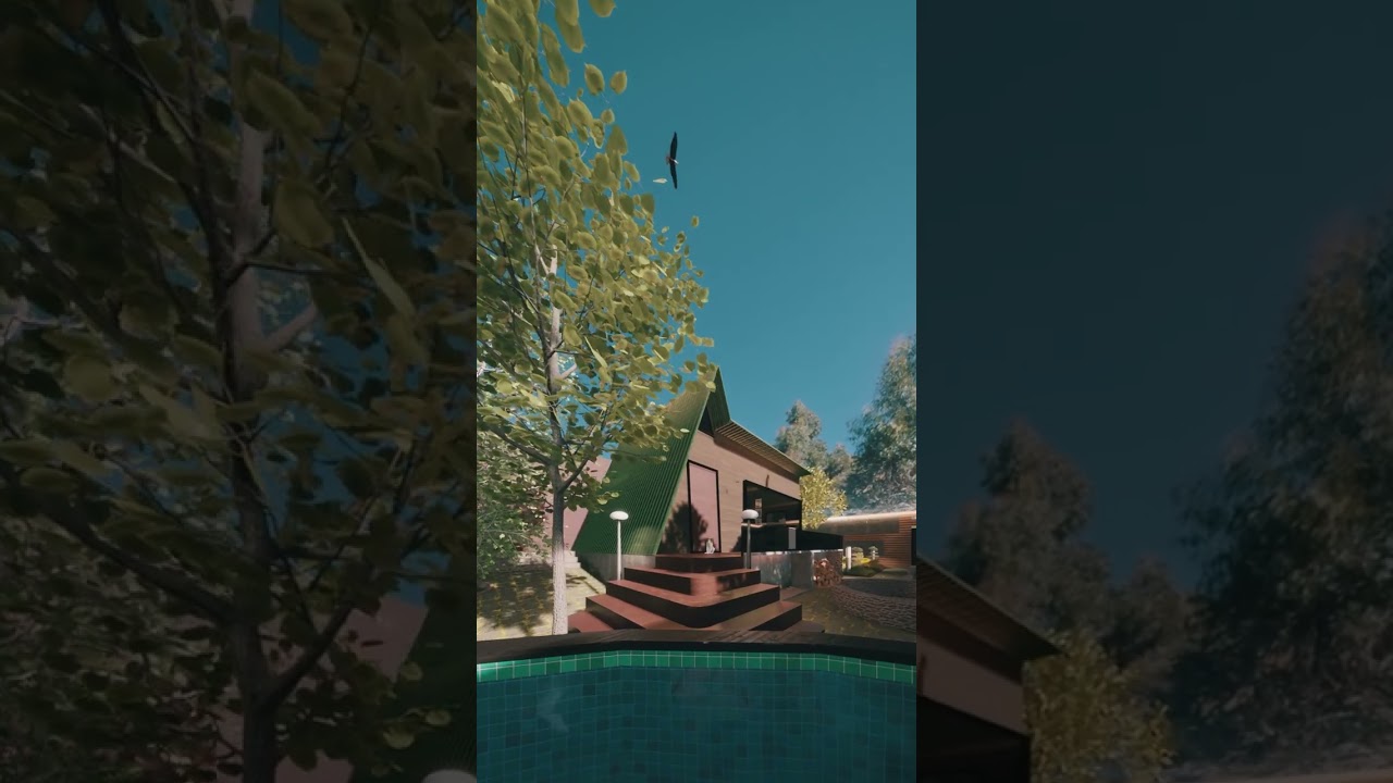 3d model, animation, render in twinmotion architect befor&after.