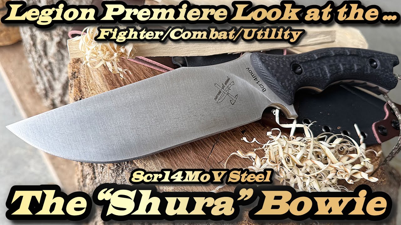 В рамках премьерного показа модели Steel Will “Shura” представлен универсальный клинок типа Bowie...