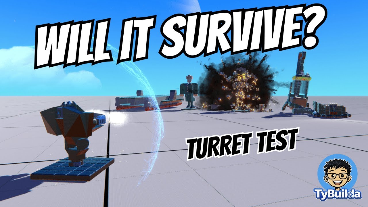 Can My Builds Survive This Insane Turret? | TybBuilda