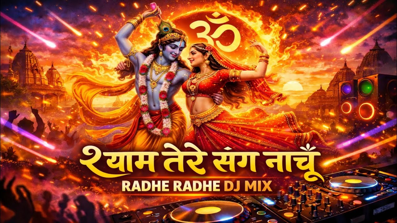 Shyam Tere Sang Nachu | 🕉️ Radhe Radhe DJ Mix 🔥